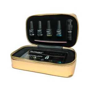 Kit Soft Gel Tips Oro Rosa
