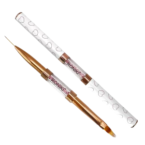 Pincel Difuminador y Liner Rosado