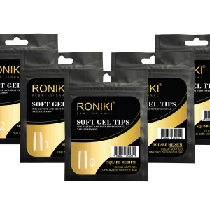 Repuestos  Soft Gel Tips Square Medium x50 Tips