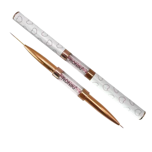 Pincel Liner Doble Punta Rosado